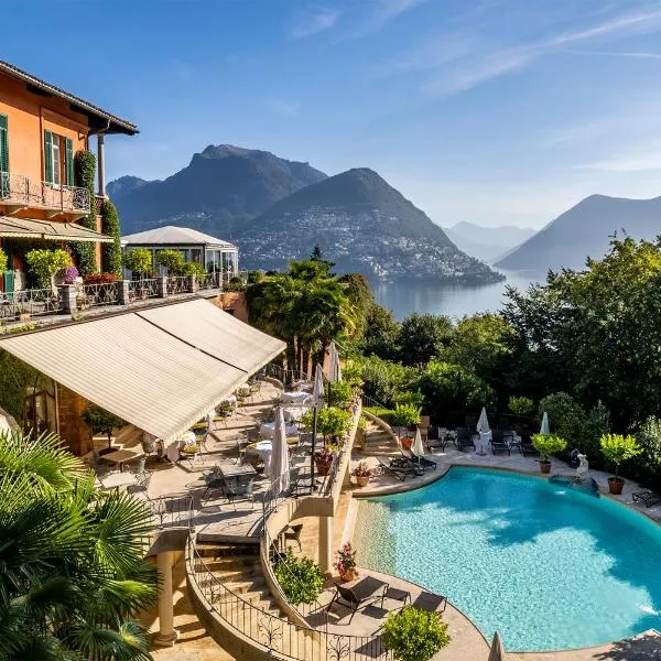 Villa Principe Leopoldo, hotel in Lugano