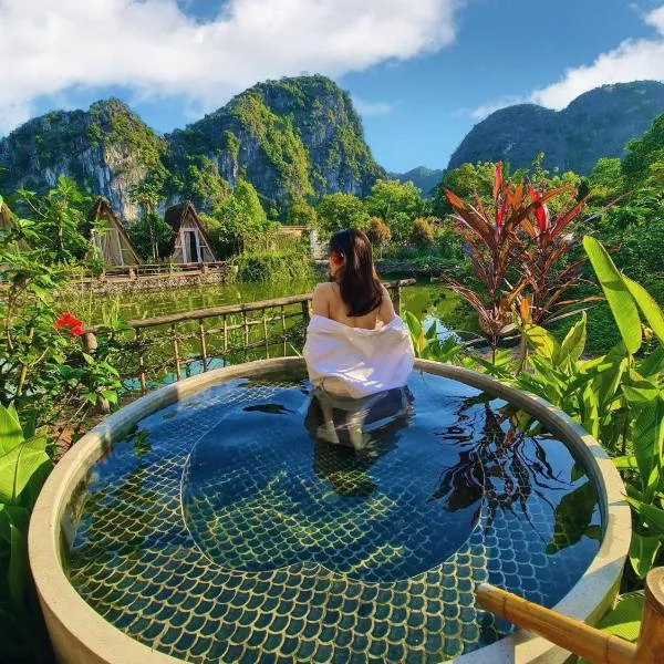 Trang An Lamia Bungalow, hótel í Ninh Binh