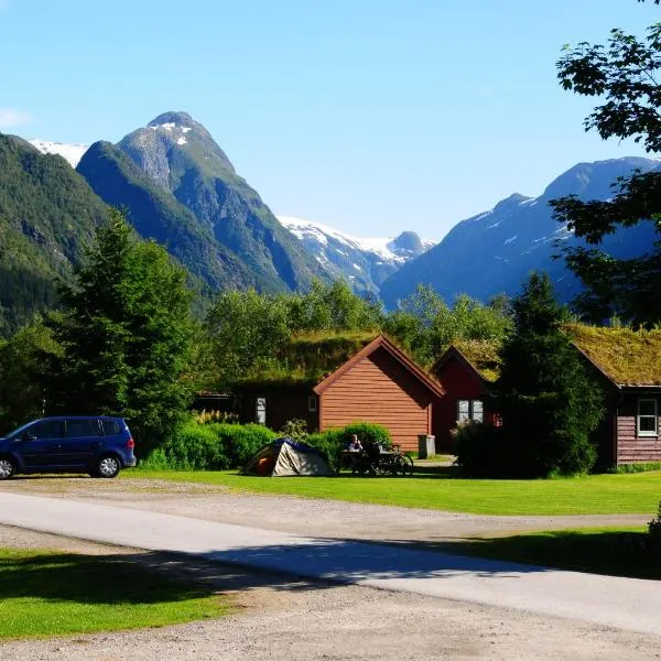 Bøyum Camping, hotell i Fjærland