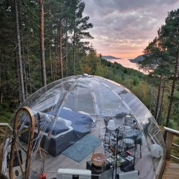 Sørfjorden Eye Iglo - Fosen, viešbutis Brekstade