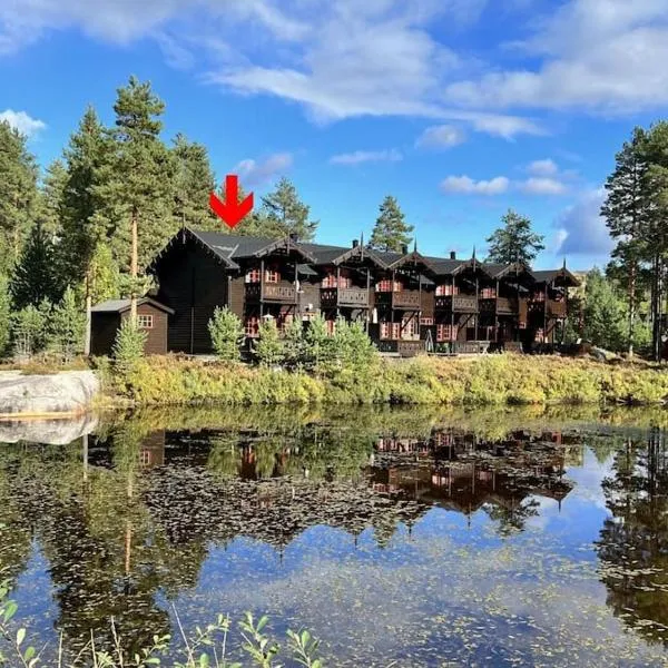 Flott hytte i Vrådal rett ved alpinbakken, hotel din Vradal