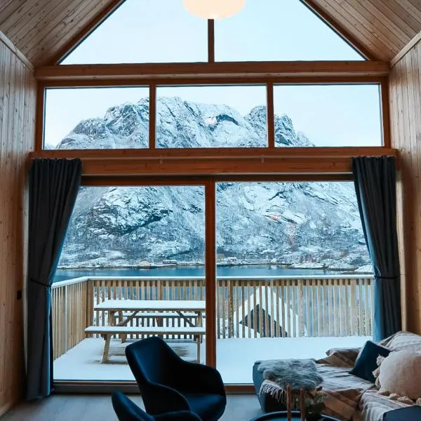 Lofoten Cabins, viešbutis mieste Kabelvogas