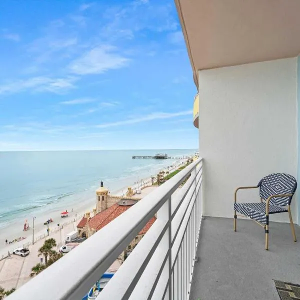 Luxury 11th Floor 1 BR Condo Direct Oceanfront Wyndham Ocean Walk Resort Daytona Beach | 1107, hotel in Daytona Beach