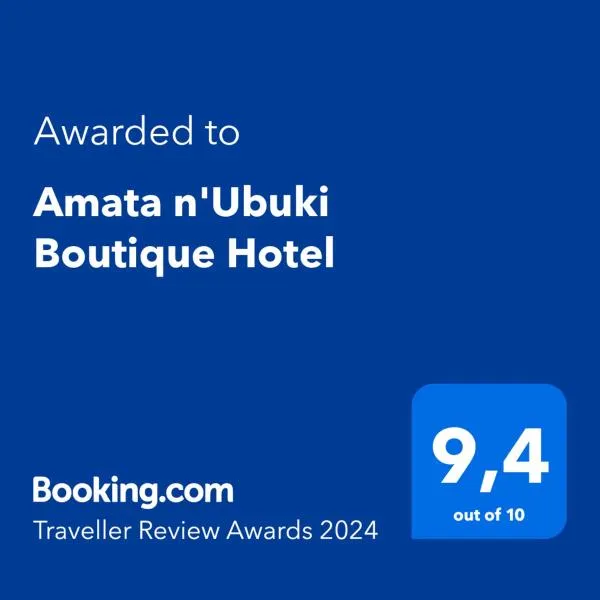 Amata n'Ubuki Boutique Hotel Ltd – hotel w mieście Mont Kigali