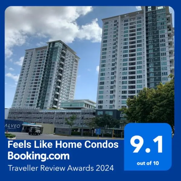 Feels Like Home Condos Abreeza Place Tower 1 & 2, hotell i Davao City