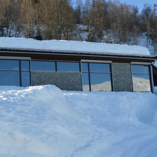 Pow Panorama - High standard Mountain home, hotell i Fjærland