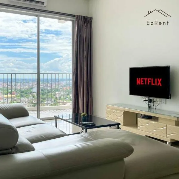 Taiping Comfy 3BR Homestay near Lake Garden with WiFi NetFlix，太平的飯店