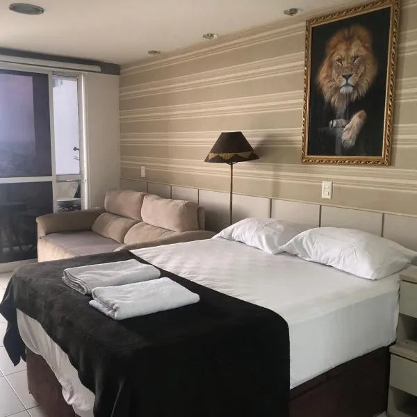 Flat Hotel morador 1110 Suíte,Sofá,Varanda,Cozinha, хотел в Нова Игуасу