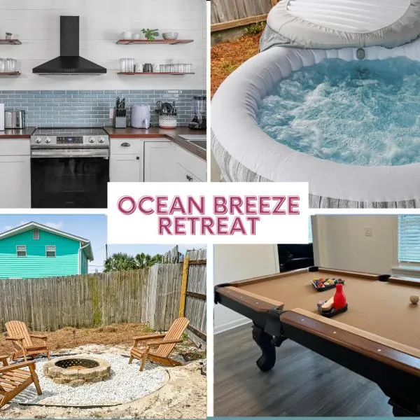 Beachside Bliss - Walk to Schooners, Sleeps 15, Fenced Privacy, hotel sa Panama City Beach