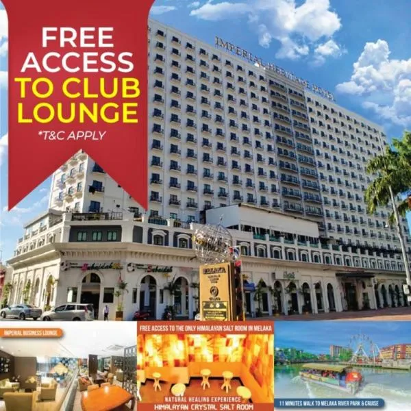 Imperial Heritage Hotel Melaka I City Centre I Free Club Lounge Access I Free Wifi I Free Parking, viešbutis Malakoje