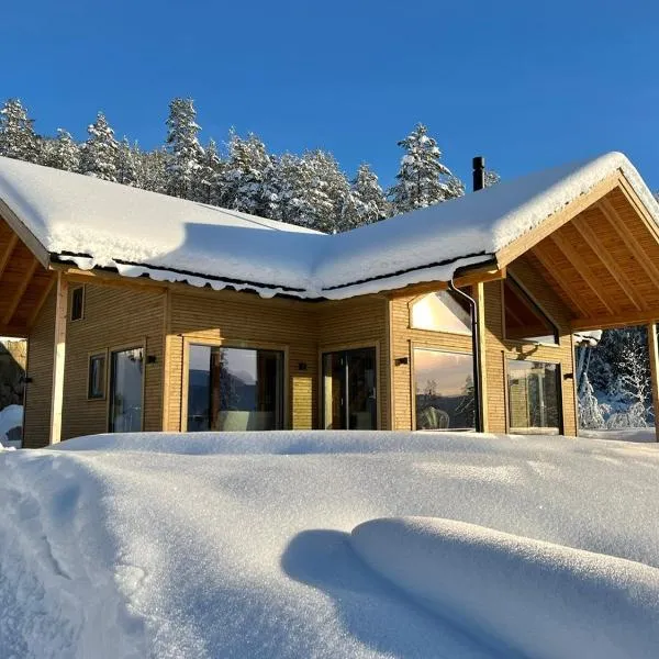 Furuheim Lodge, 4 seizoenen vakantiehuis met fantastisch uitzicht, hotel din Vradal