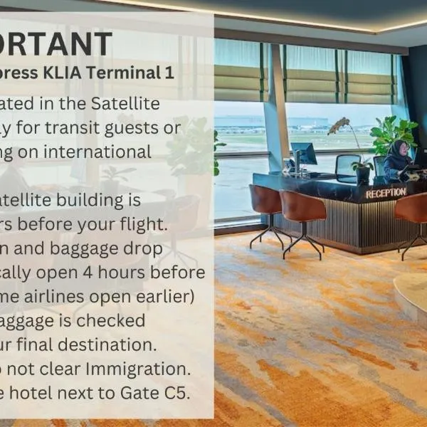 Sama-Sama Express KLIA Terminal 1 - Airside Transit Hotel, viešbutis mieste Kampong Giching Hilir