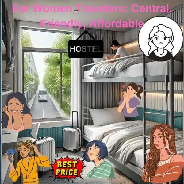 104 Miami Shared Rooms for Women Central Comfortable, Affordable, Hotel in Miami