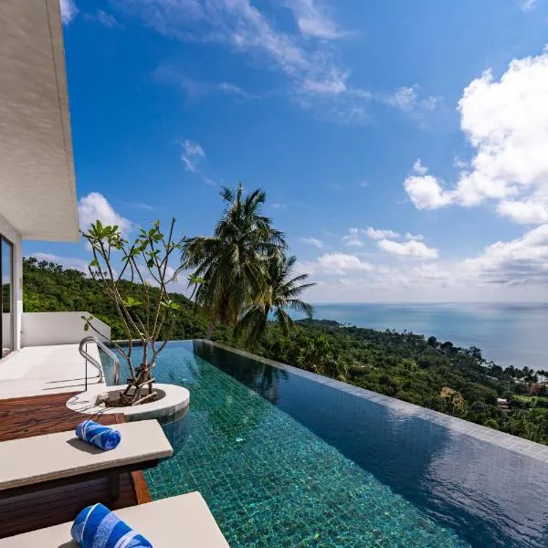 Anzhu Seamate Villa Samui, hotel em Laem Set Beach