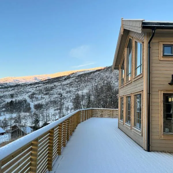 Hytte i Sogndal med panoramautsikt, hotell i Sogndal