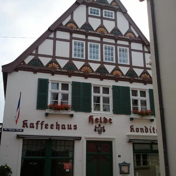 Apartments im Kaffeehaus Heldt, hotel di Eckernforde