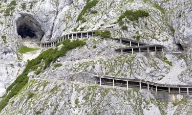 Hotellid huviväärsuse Koobas Eisriesenwelt Werfenis lähedal