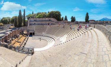 Hoteller nær De romerske ruinene i Pompeii