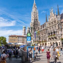 Marienplatz şi Primăria, München