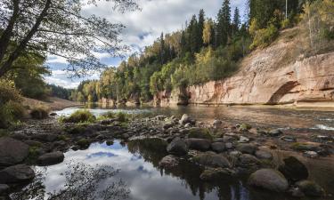 Zema budžeta kategorijas viesnīcas reģionā Gaujas nacionālais parks