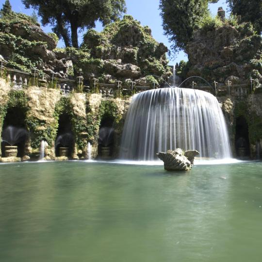 Fontæner i Villa D'Este i Tivoli