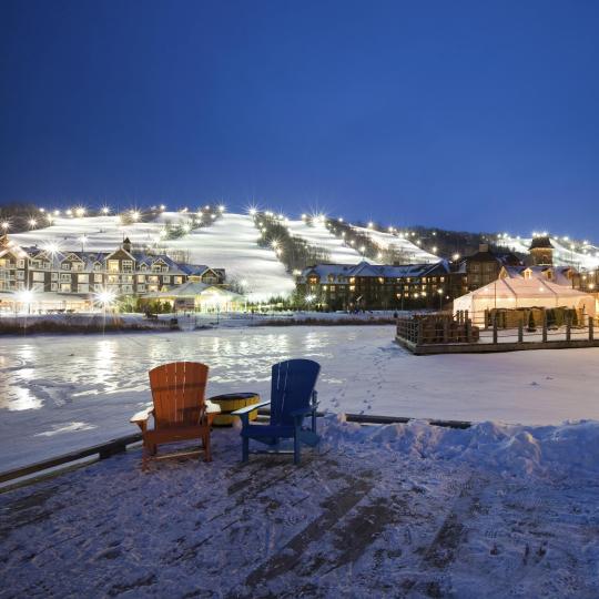 Ski and beach in Blue Mountain - Collingwood