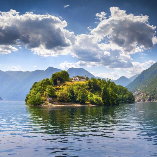 Head to Isola Comacina, in the heart of Lake Como