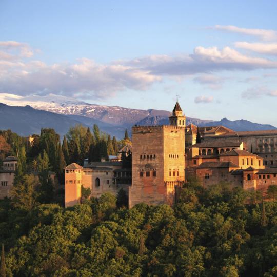 Mga tanawin ng Alhambra mula sa St Nicholas Viewpoint