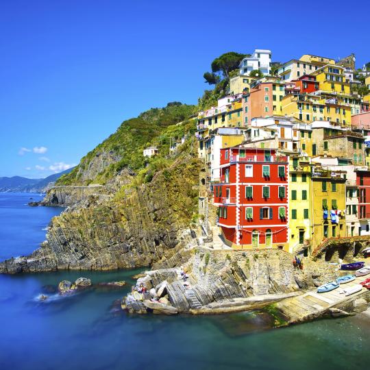 Wine after hiking in Riomaggiore