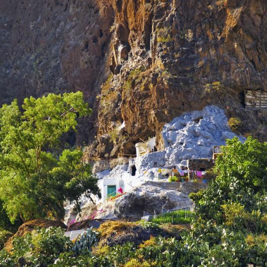 Cave restaurants in Barranco de Guayadeque