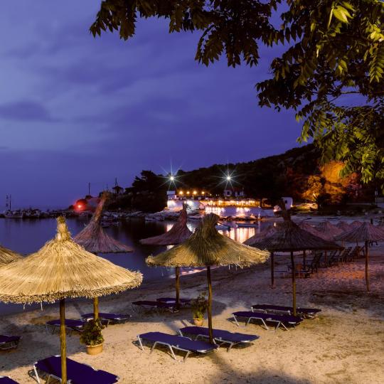 Los bares de playa de Halkidiki