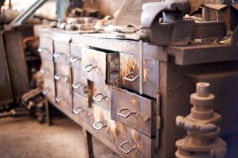 Antique Jeweler's Work Bench