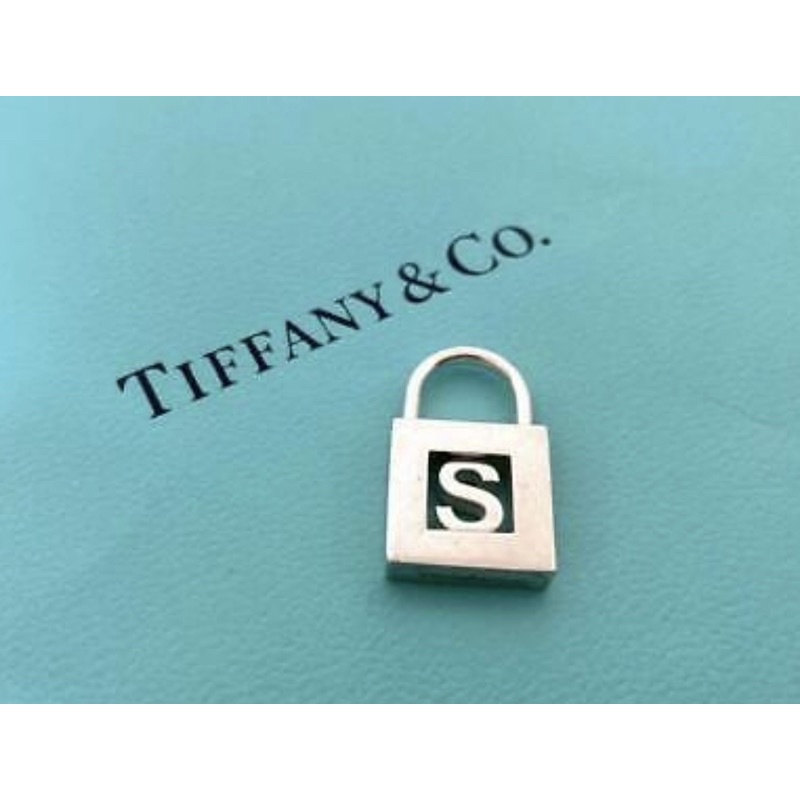 Tiffany 925 純銀 鎖頭字母項鍊