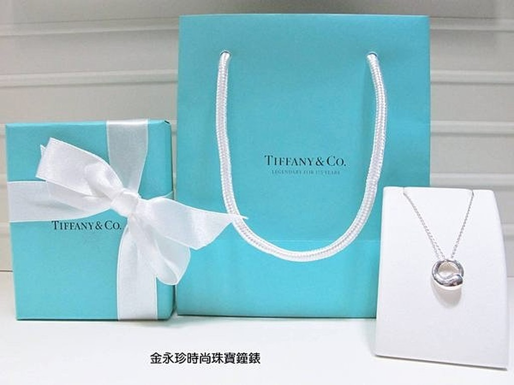 金永珍珠寶* Tiffany &amp; Co Tiffany 經典項鍊 小太極LOGO經典項鍊 情人節 生日禮物*