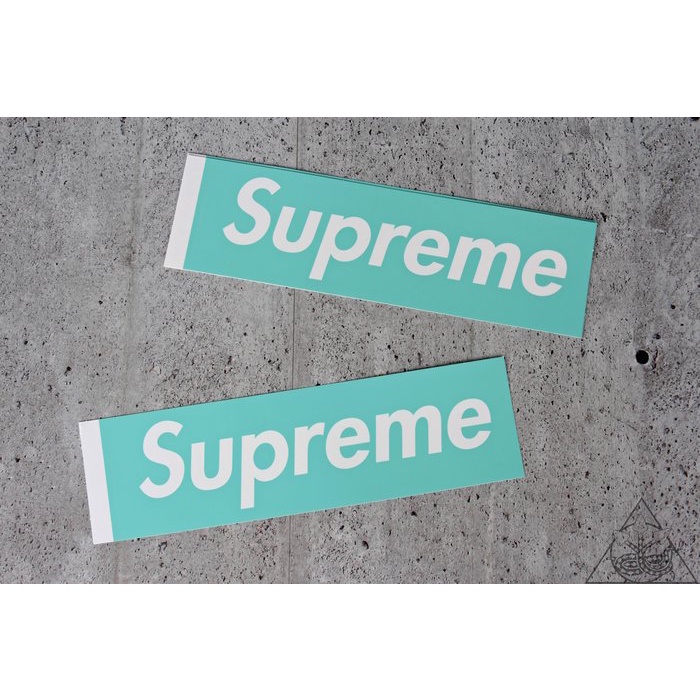 【HYDRA】Supreme Tiffany Sticker 蒂芬妮 聯名 貼紙 防水貼紙 行李箱貼紙【SUP508】