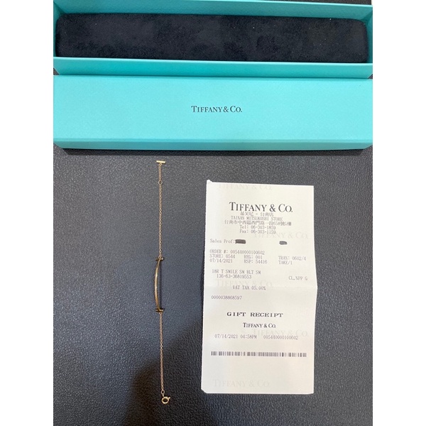 Tiffany & Co.微笑手鍊。18K玫瑰金。正品✨二手95新。全配