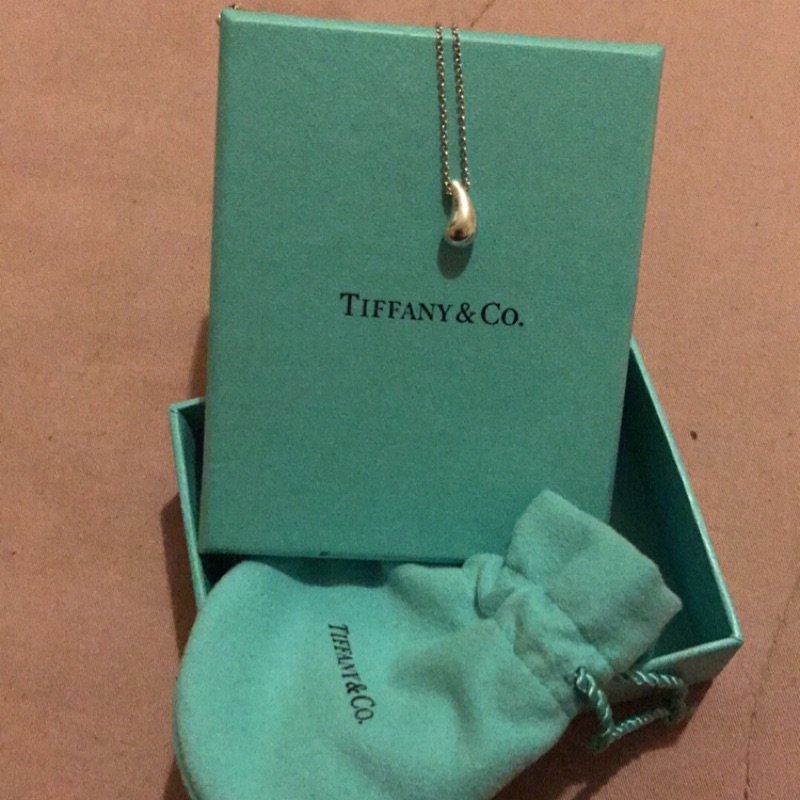 Tiffany&amp;co 淚滴款項鍊