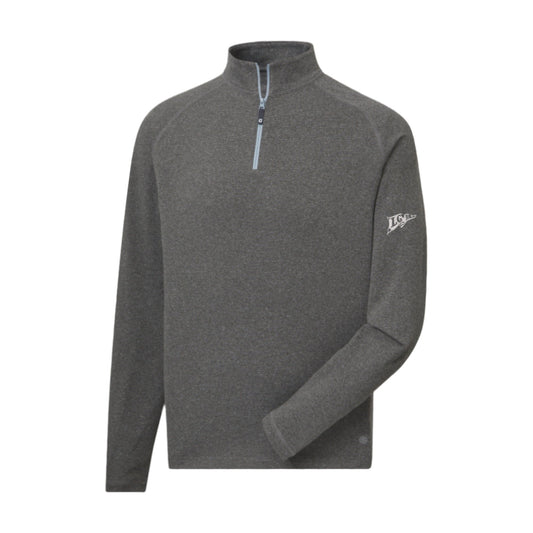 FootJoy Heather Brushed Back Quarter-Zip (Charcoal)