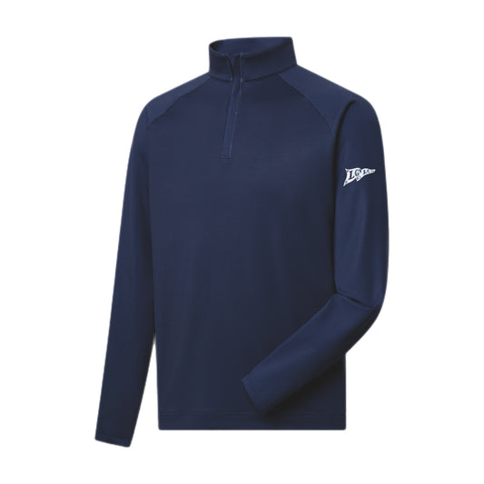 FootJoy Tonal Dot Quarter-Zip (Navy)