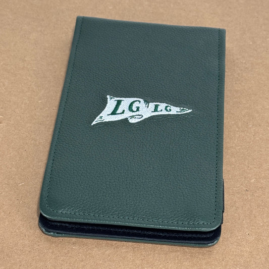 Scorecard /  Yardage Book Cover - LGLG Flag Design (Hunter Green)