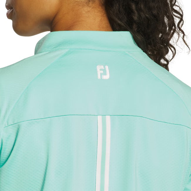 FootJoy Women's Dot Quarter-Zip (Aqua)