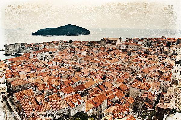 An incredible view of Dubrovnik's Old Town from the ramparts