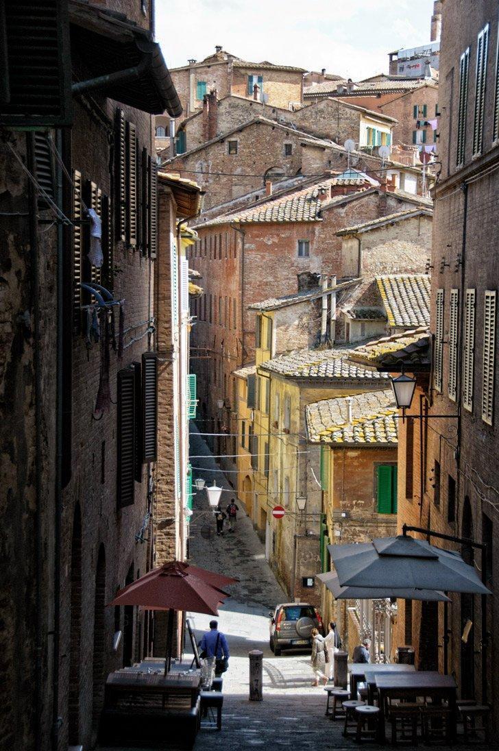 Explore the city's narrow streets to find some of the best restaurants in Siena, Italy