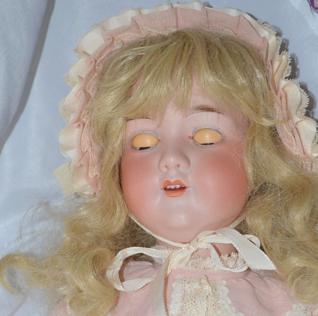 Antique 29" JDK Kestner German Bisque Child Doll Rare Mold #12 Mama Pull Strings