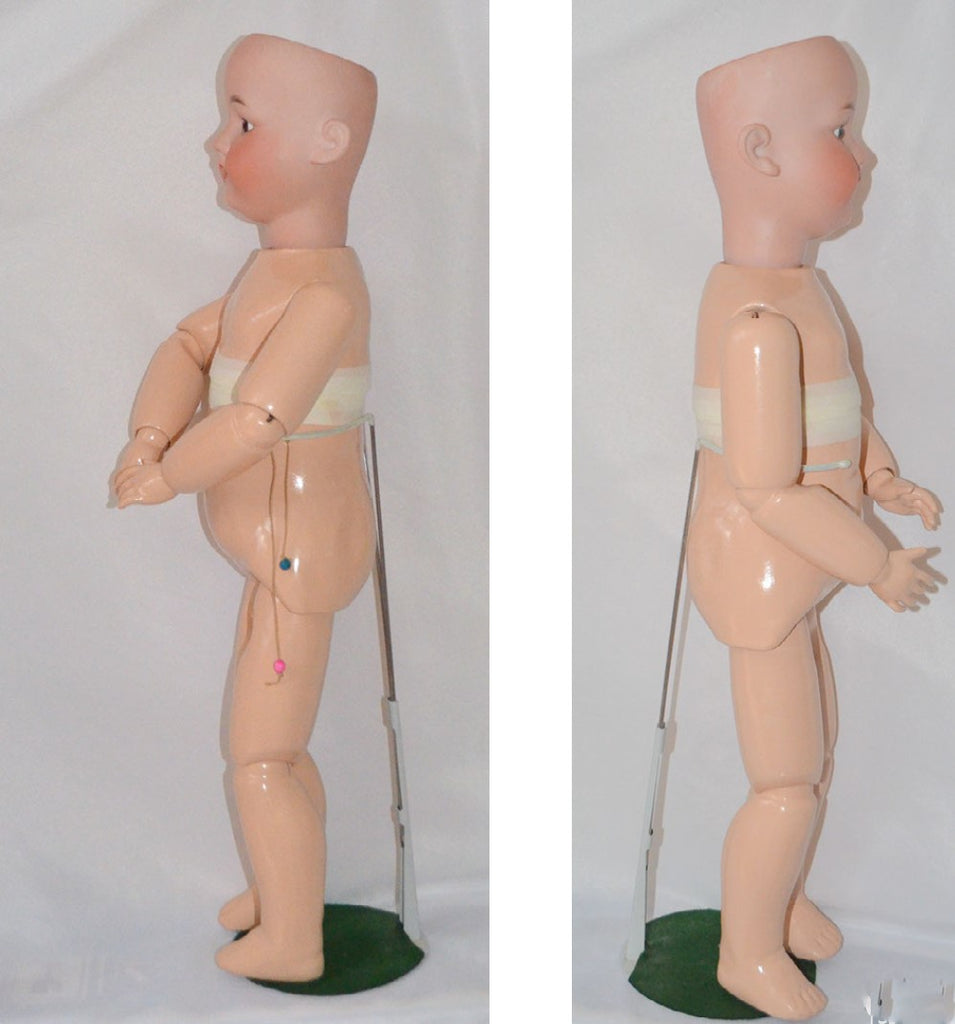 Antique 29" JDK Kestner German Bisque Child Doll Rare Mold #12 Mama Pull Strings