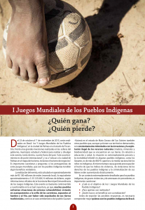 I Juegos Mundiales de los Pueblos Indígenas: ¿Quién gana? ¿Quién pierde?