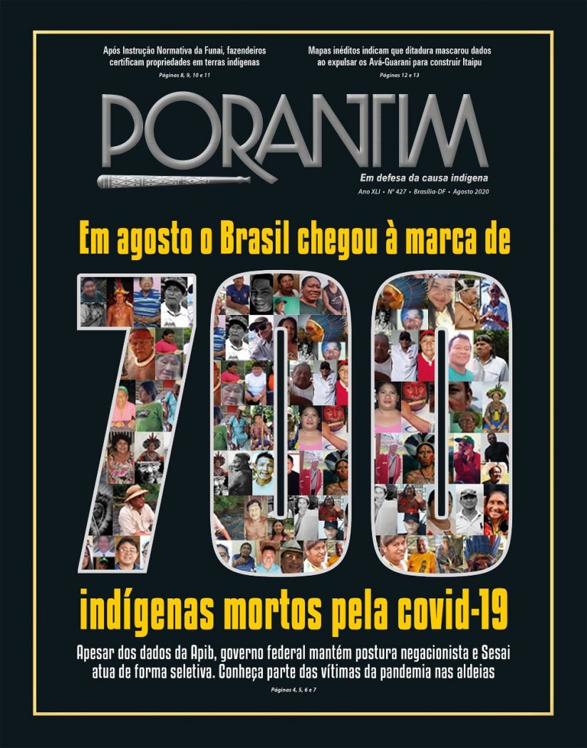 Porantim 427: Em agosto o Brasil chegou à marca de 700 indígenas mortos pela covid-19