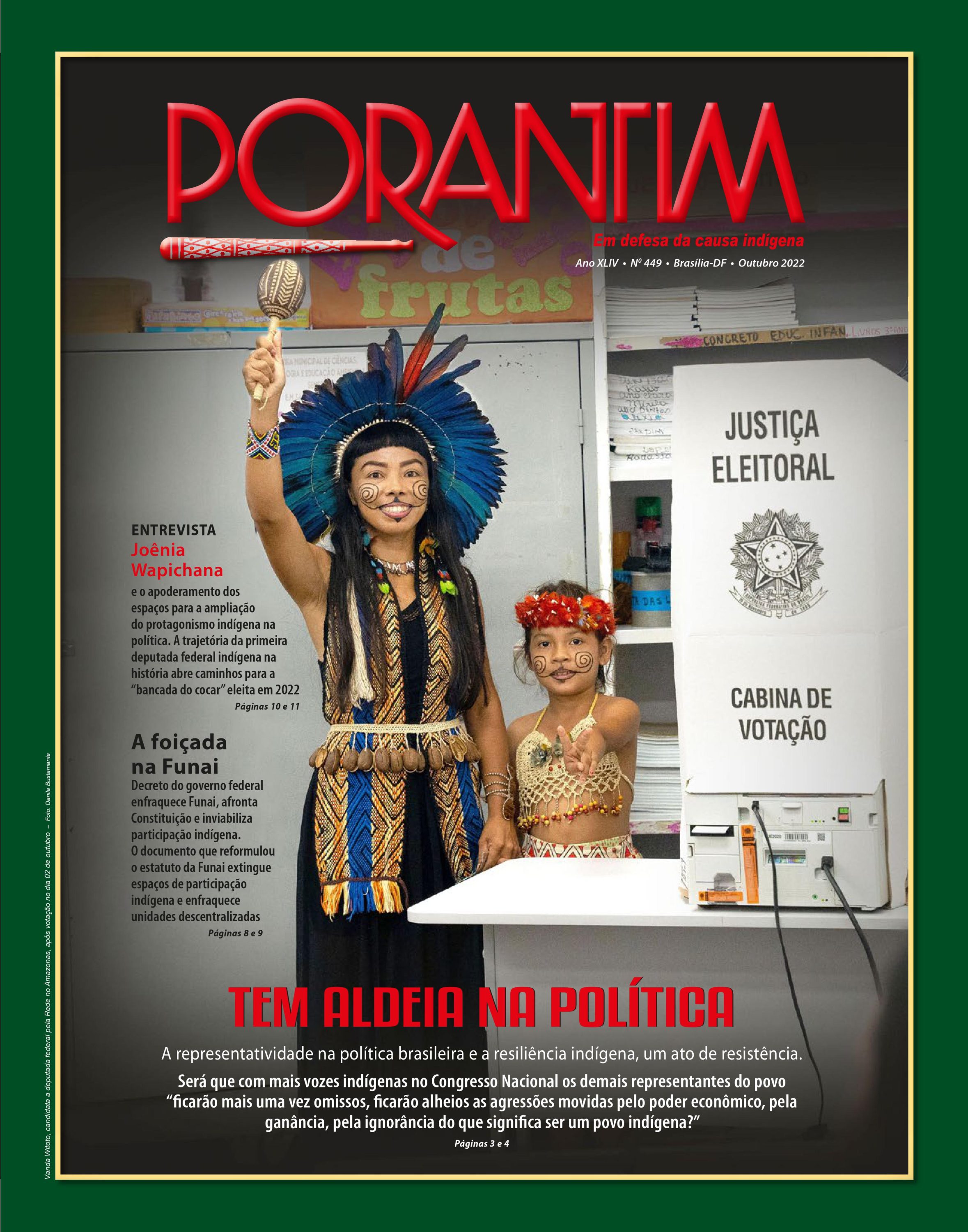 Porantim 449: Tem aldeia na política