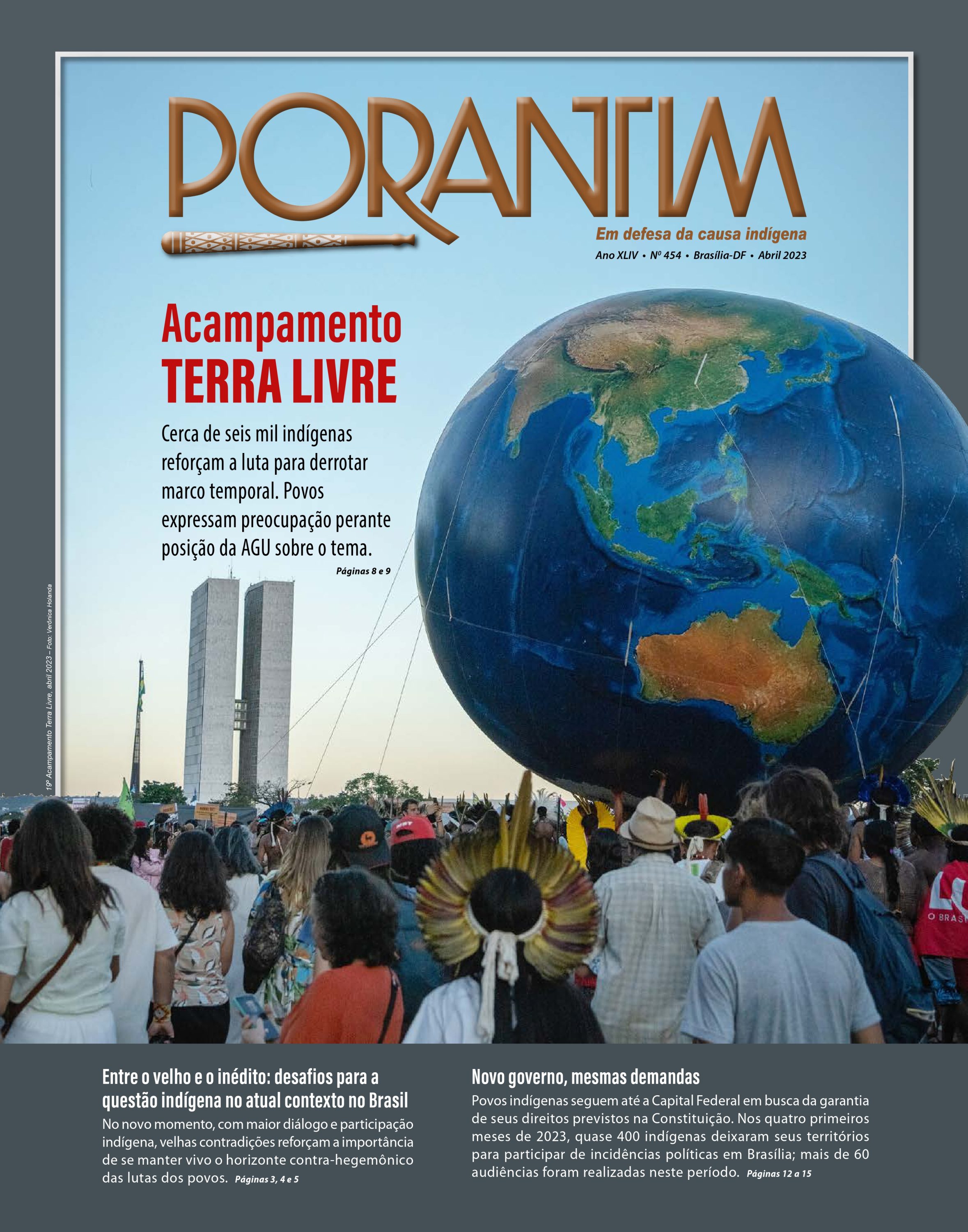 Porantim 454: Acampamento TERRA LIVRE