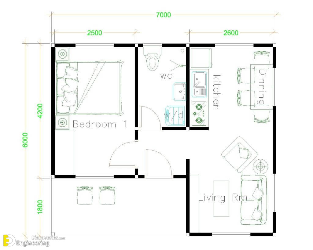 30 Small House Plan Ideas - Engineering Discoveries